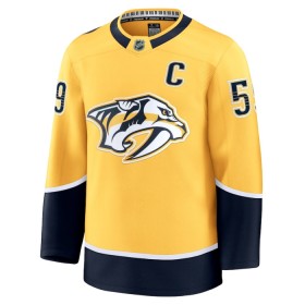 Nashville Predators Fanatics Premium Roman Josi 2024-25 Heim Gelb Trikot - Herren